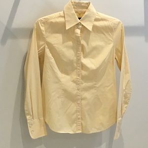 ⭐️ Martin+Osa Yellow Pinstriped Button Down Size 2